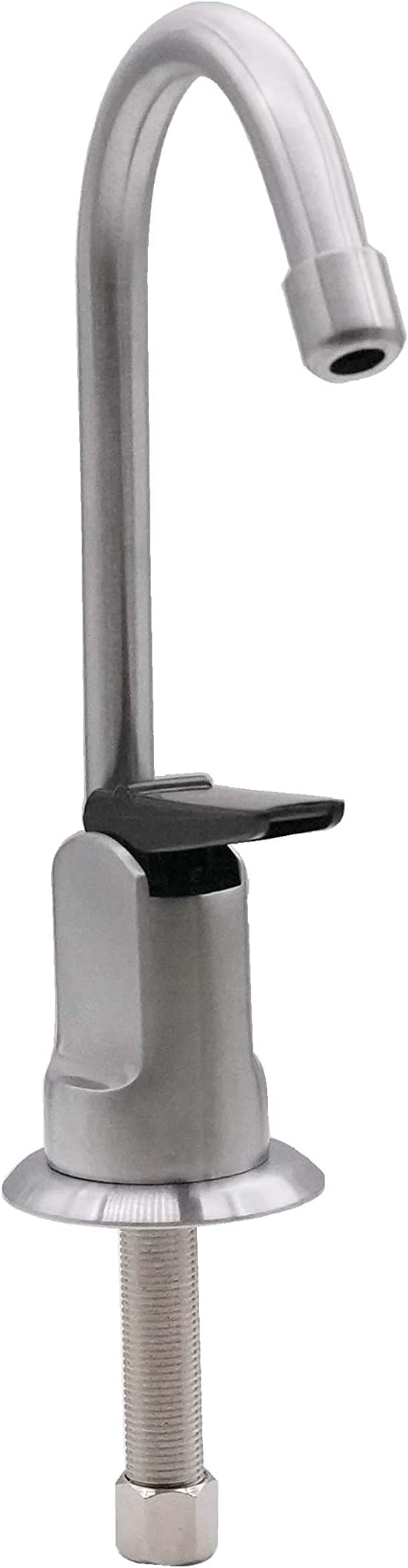Westbrass D203-NL-12-07 6" Touch-Flo Style Pure Cold Water Dispenser Faucet, 12-Pack, Satin Nickel