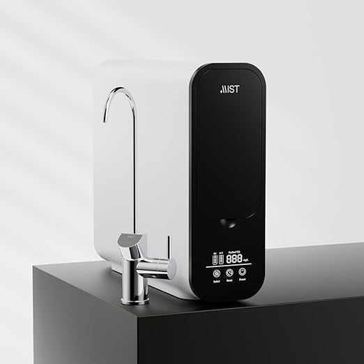 Mist- Reverse Osmosis Water Filter, Under Sink Water Filtration, Tankless RO System, 2:1 Pure to Drain Reduces TDS, 600 GPD, Smart Visual Display, IAPMO Certified, Undersink System