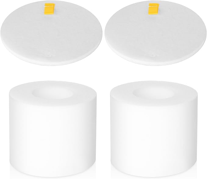 HOUSEMAX 2 Pack Foam & Felt Filters Replacement for Shark Rotator Powered Lift-Away Vacuum NV650, NV752, AZ1002, NV650W, NV652, NV750W, NV751, NV651, Replace Part XFF650 & XHF650
