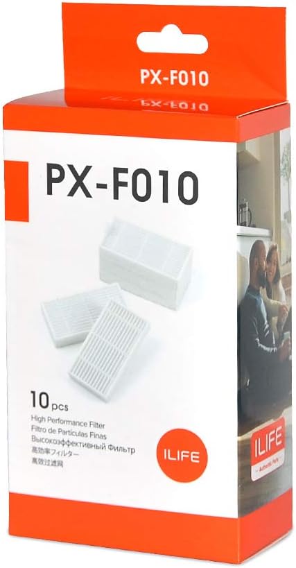 ILIFE Replacement Filters for V5s plus/V2/V3s pro (10 pcs), PX-F010