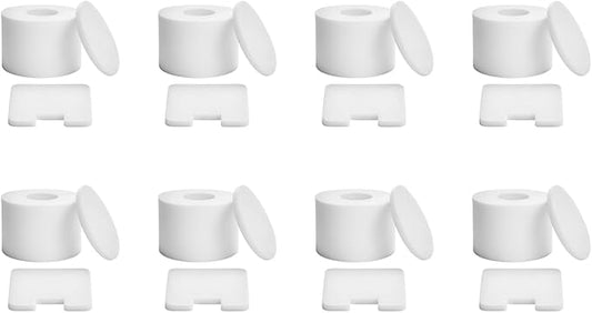 Nispira Filter Set Compatible With Shark NV42 Deluxe Upright Vacuum Cleaner Compared to Part #XFF36. Fits UV402 UV410, NV36, NV36A, NV42, NV44, NV46, NV46C, 8 Sets