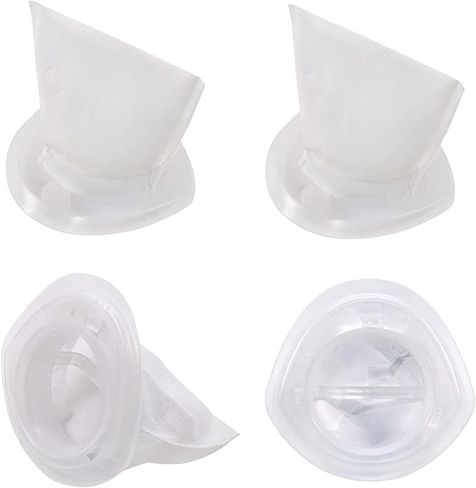 HQRP 4-pack Filter compatible with Black+Decker HNV115B, HNV115J, HNV215B, HNV220B series Hand Vac Vacuum Cleaners, EVF100 Replacement