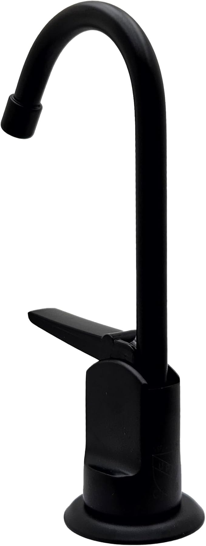 Westbrass D203-NL-62 6" Touch-Flo Style Pure Cold Water Dispenser Faucet, Matte Black