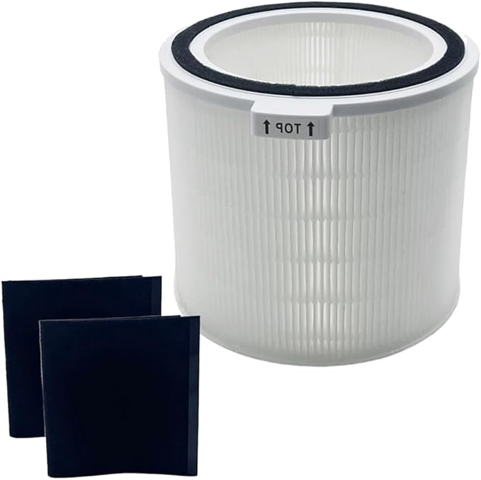 Replacement Air Filter HPA830 Compatible With Honeywell HPA830 Series HPA830W Purifier Part HRFJ830,H13 True HEPA Filtration Activated Carbon Filter(1 HEPA + 2 Carbon Pre-Filter)