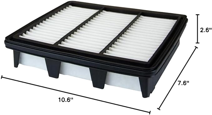 ECOGARD XA11570 Premium Engine Air Filter Fits 2018-2022 Honda Accord (Pack of 6)