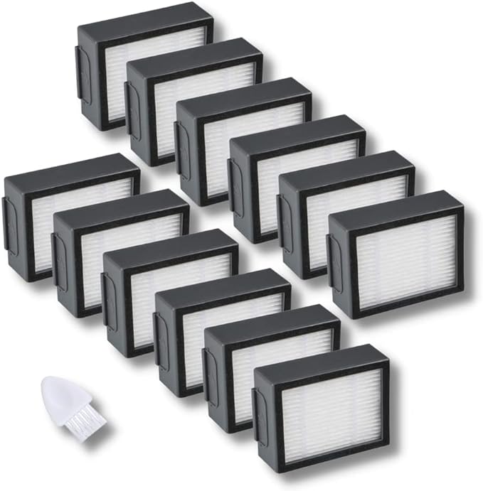 12-Pack Replacement HEPA Filter Compatible for iRobot Roomba Combo i,e,j Series:E5 E6 i1 i3 i4 i5 i6 i7 i8 J5 J6 J8 J9 And All Plus Versions NOT for Combo J7/9 10 Max