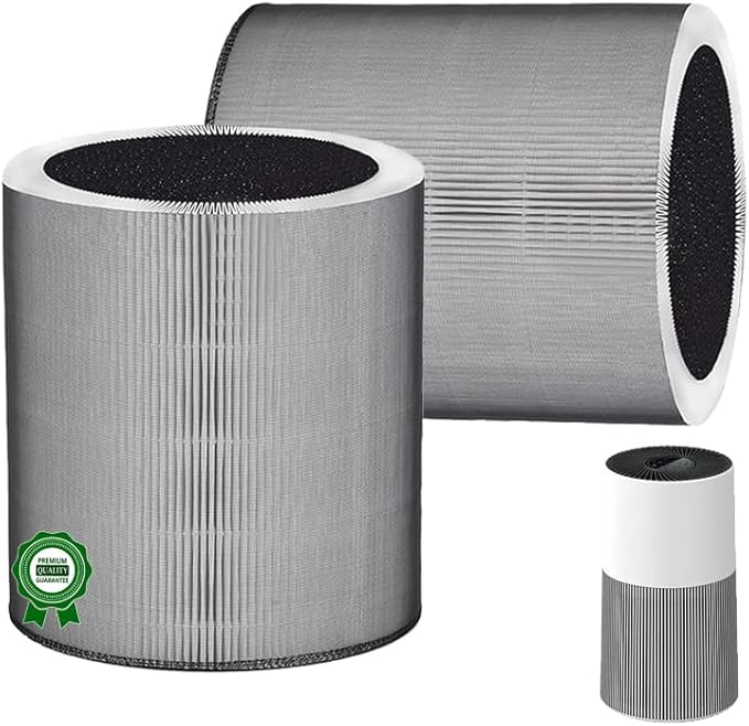 C610 Replacement Filter Z for Winix C610 Air Purifier, 3 in 1 HEPA Filter with Activated Carbon & Pre-Filter, Compare to Part # 1712-0121-00, Filters 99.99% of Dust, Pollen, and Pet Dander, 2-Pack