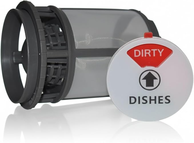 W10872845 Dishwasher Pump Filter Cup Assembly - Compatible with Whirlpool & Ken-more Dishwashers - Replaces 8579307, W10056425, W10056426, W10142911,W10465379 by Sumger