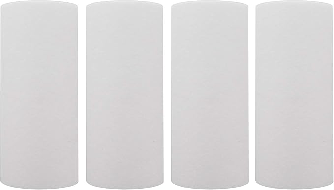 Tier1 20 Micron 10 x 4.5 Water Filter | Spun Wound Polypropylene Whole House Sediment Water Filter Cartridge | Replacement for SDC-45-1020, FPMB-BB20-10, P20-10BB | 4.5 x 10 Water Filter (4-Pack)