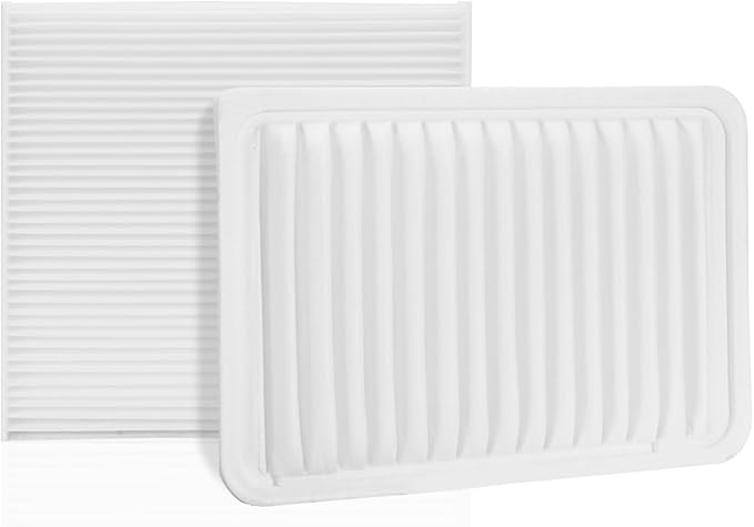 Engine Air Filter Replacement 17801-0H050,87139-07010 Cabin Air Filter Combo Set Replacement for Toyota Camry 4 cylinders 2007-2017 Venza 4 cylinders 2009-2016