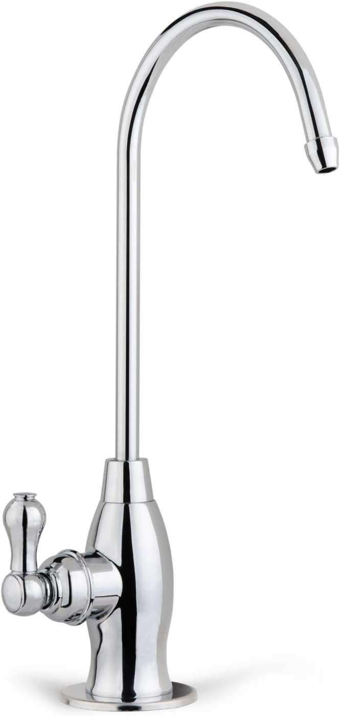 iSpring GK1-CHR Reverse Osmosis Drinking Water Faucet, High Spout RO Faucet for Under Sink Water Filtration Systems, Chrome