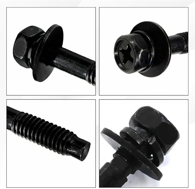 4PCS Engine Air Filter Box Cover Screw Bolts, Air Filter Housing Screws, Engine Box Tightening Bolts Replacement for Accord Civic CR-V Odyssey, Replace OEM# 90091-RAA-A00, 90091-P36-000