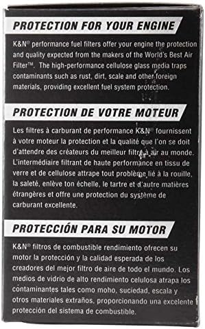K&N Gasoline Fuel Filter: High Performance Fuel Filter, Premium Engine Protection, Compatible with 1983-2004 Nissan/Infiniti Fuel Injected Gasoline Engines, PF-1100