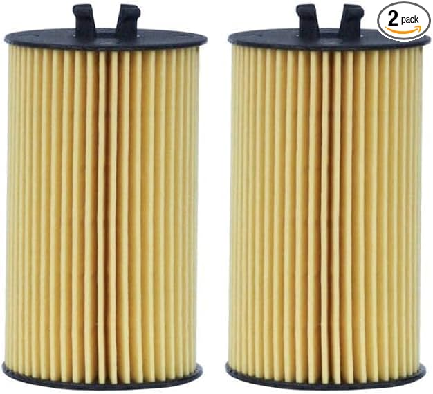 ACDelco GM Original Equipment PF2257G Engine Oil Filter and Cap Seal (O-Ring) (Use with Cap Marked HENGST) (Pack of 2)
