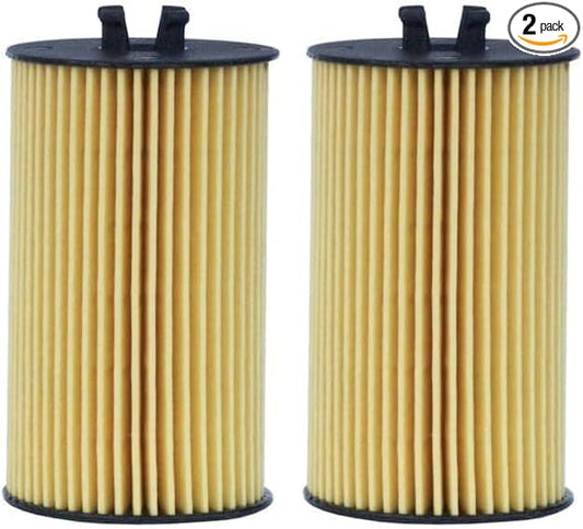ACDelco GM Original Equipment PF2257G Engine Oil Filter and Cap Seal (O-Ring) (Use with Cap Marked HENGST) (Pack of 2)