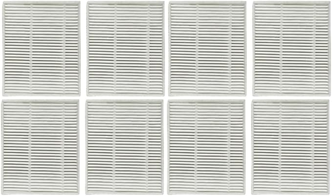 ZHICHENG （8pcs） HEPA Filter Compatible with The I/Robot Essential VAC/VC 2/ Q052 Q0520 (RVG-Y1 Y0112 0140 0110 Q0120 Q011) 104/105 VAC /105 Combo Robot Vacuum Cleaner (8pcs Filter)