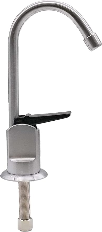 Westbrass D203-NL-05 6" Touch-Flo Style Pure Cold Water Dispenser Faucet, Polished Nickel