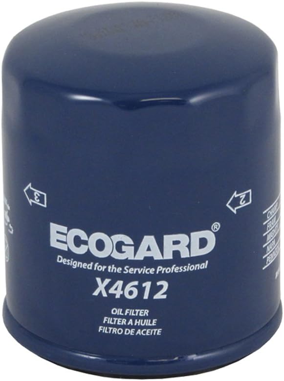 ECOGARD X4612 Premium Spin-On Engine Oil Filter for Conventional Oil Fits Nissan Altima 2.5L 2004-2021, Rogue 2.5L 2008-2022, Sentra 1.8L 2000-2019, Murano 3.5L 2004-2021, Pathfinder 3.5L 2004-2020