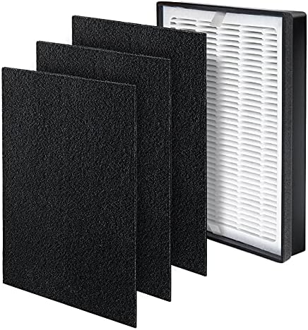 Fette Filter - Premium Air Purifier Replacement Filter Set, Compatible with Levoit LV-H126 Air Purifier (1 Hepa 3 Carbon)