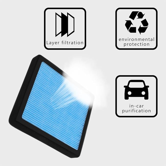 Car Air Filter with Activated Carbon, Cabin Air Filter, CF10285 Air Conditioner Filter Compatible with Toyota 4Runner/ Tundra/Highlander/Scion AC Filter with Activated Carbon OEM Replacement