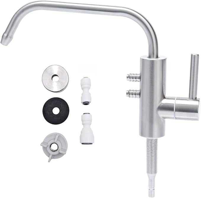 Alkaline Water Filtered Faucet, Ro Faucet Stainless Steel for Alkaline Water Filtration System Water Ionizer