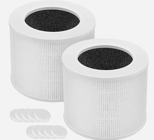 SCREENTRONICS Levoit Core Mini 3-in-1 True HEPA H13 Filter with Aroma Sponge Pads Compatible Replacement for LEVOIT Core Mini-RF Air Purifier Part# LRF-C161-WUS (2 Pack)