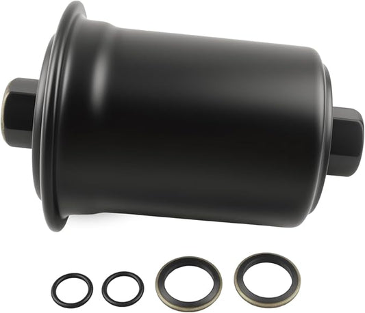 Fuel Filter, Replace 33319, 77066WS Compatible with Toyota Lexus 3.0L 3.4L - 1995-2004 Tacoma 3.4L, 1988-2002 4Runner, 1988-1995 Pickup, 1993-1998 T100, 1993-1997 GS300, 90-94 LS400, 92-00 SC300 SC400