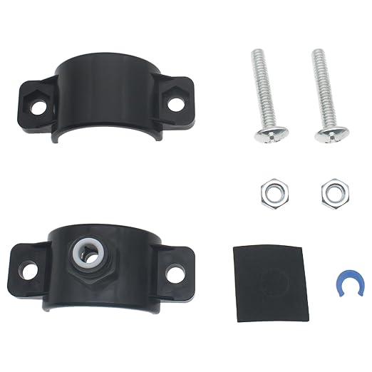 Drain Saddle Valve Clamp 1/4" Quick Connection Water Filters Valve Clamp Connect Fitting for Under Sink Reverse Osmosis RO System Waste Water Line
