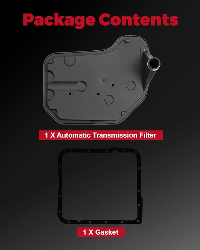 Transmission Filter 24208576 Compatible with Silverado 1500 Tahoe Express Savana Sierra Yukon Escalade Rainier H2 Bravada Pontiac 4L60E