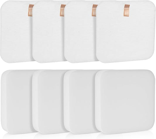 4Pack LA502 LA702 LA802 Foam & Felt Filter Replacement for Shark Rotator Lift-Away ADV DuoClean Upright Vacuum LA300 LA301 LA322 LA500WM LA360 LA362, Replaces Part # XFFK320