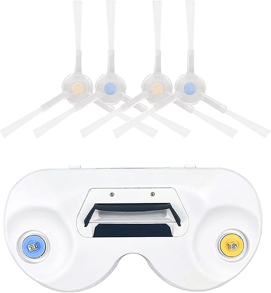 Replacement Side Brushes Holder Module Parts with 2 Pairs Side Brushes Compatible for NARWAL T10 J1 J2 Robot Vacuum Cleaner Accessories
