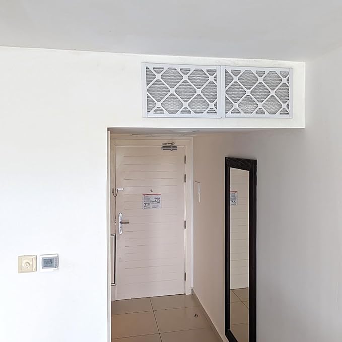 AC Vent Cover To Capture Small Particles, Reducing The Dust In Your Hotel Room In High Humidity Environment At Your Travel Destination.