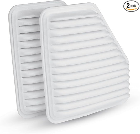 2-Pack Engine Air Filter Fits for Toyota Camry V6 (2007-2011), Avalon (2005-2012), Matrix 2.4L (2009-2013), RAV4 (2006-2012, Gas only), Lexus ES350 (2007-2012) Air Filter Replacement CA10169