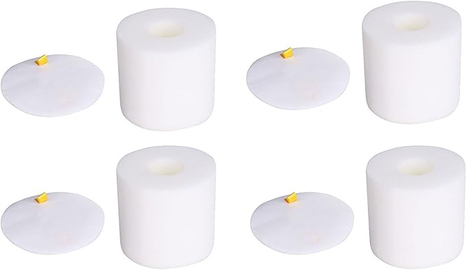 4 Sets Foam & Felt Filters Kit for Shark Rotator Powered Lift-Away NV650 True Pet NV650W NV652 NV750W Lift-Away Deluxe NV751 NV651 NV752 Part #: XFF650 & XHF650