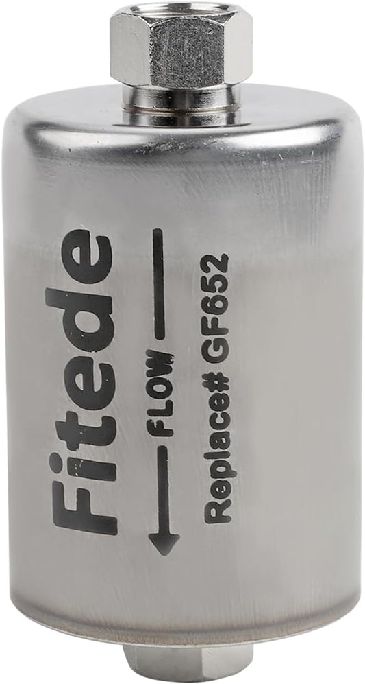 High Performance Fuel Filter Fits for Buick Cadillac Chevy GMC C1500 C2500 C3500 Silverado Sierra 2500HD Suburban Express Avalanche Replaces# GF652 FF5026 33481 G3727