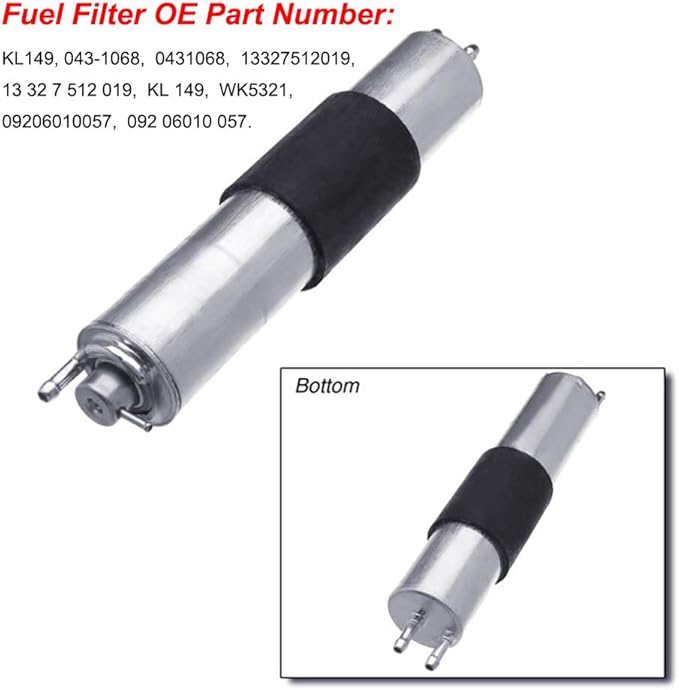 13327512019 Fuel Filter with Pressure Regulator Fit for BMW E46 325i 325Ci 325Xi 330i 330Ci Z3