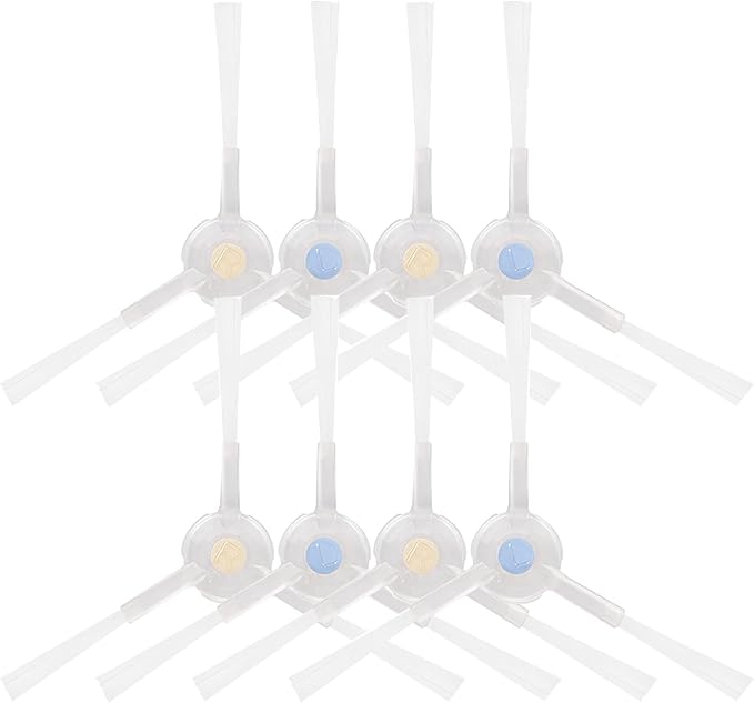 4 Pair Side Brushes Replacement Parts Compatible for NARWAL T10 J1 J2 Robot Vacuum Cleaner Accessories