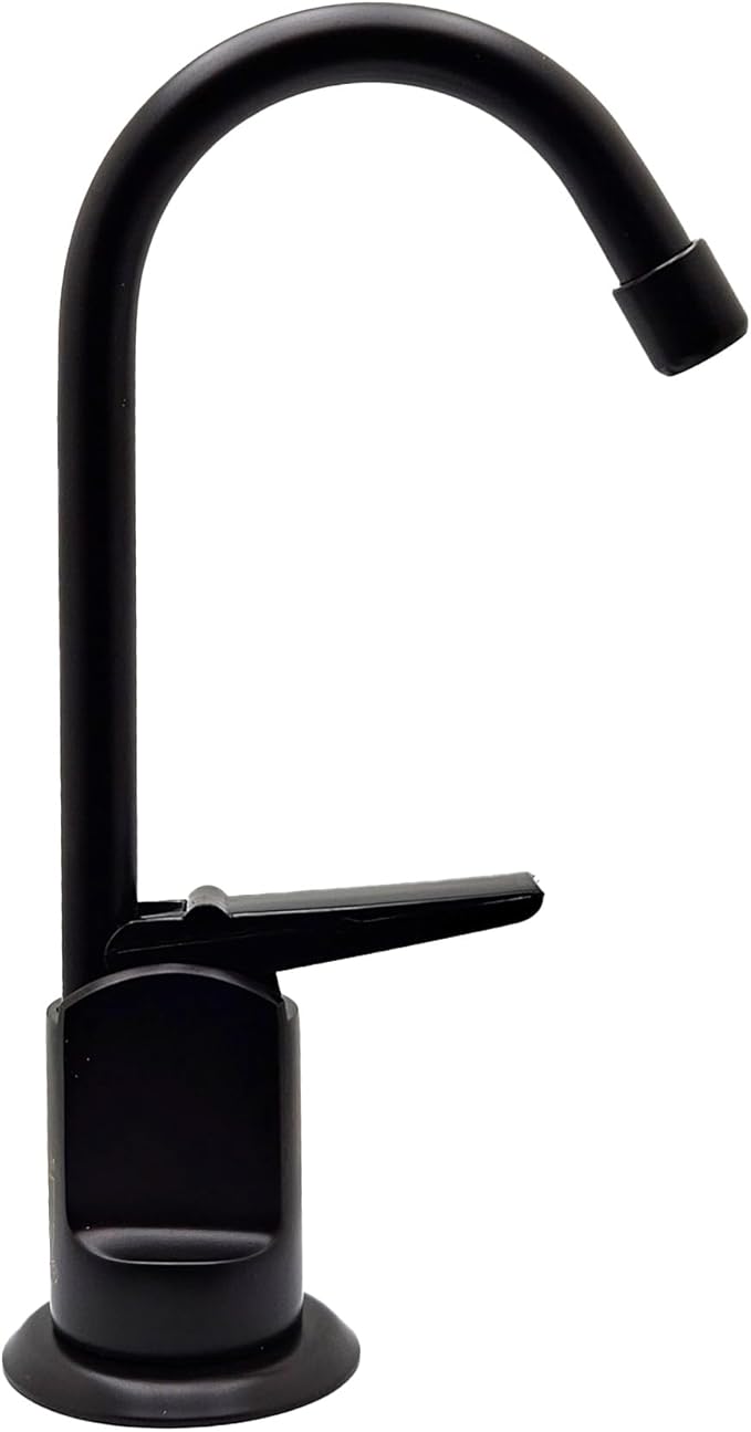 Westbrass D203-NL-12 6" Touch-Flo Style Pure Cold Water Dispenser Faucet, 1-Pack, Oil Rubbed Bronze