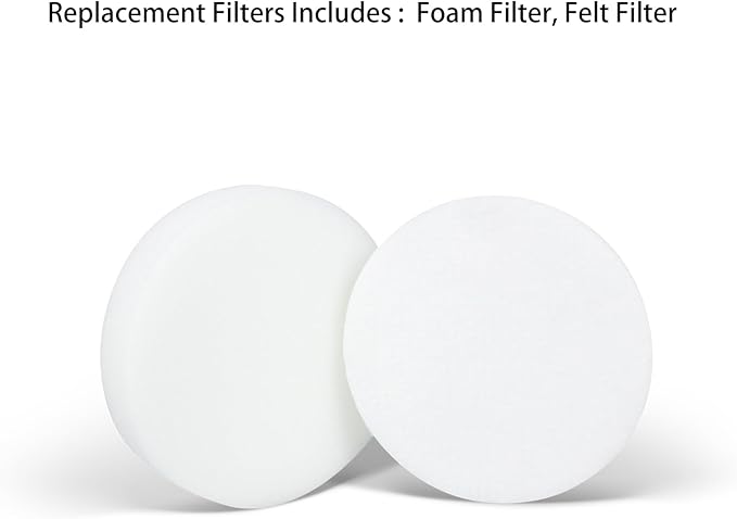 Replacement Filters Compatible with Kenmore DU1275 DU1040 DU1099 KU1010 Bagless Upright Vacuum Lightweight Carpet Cleaner (4 Foam filter,4 Felt filter)