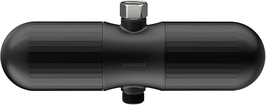 SR SUN RISE Duo Shower Filter – NSF Certified Shower Filter for Chlorine Reduction, Lead-Free, Easy Installation, High Flow, Nourish Hair & Skin, Matte Black