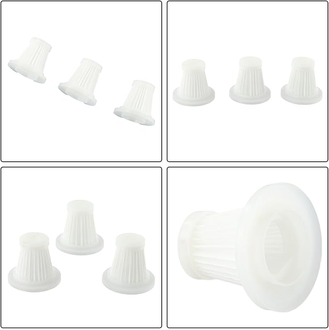 Handheld Vacuum Filter Washable Reusable Filter Element for Mini Vacuum Cleaner Compatible with Handheld Cordless Vacuum (3 PACK)