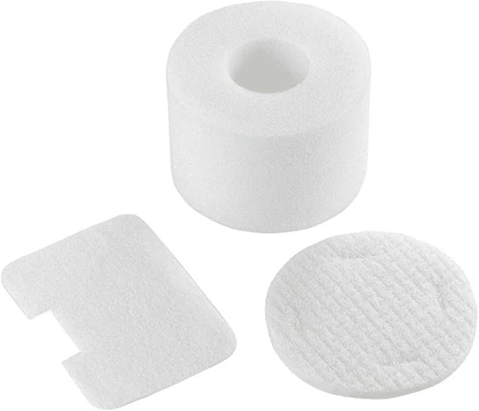 Nispira Filter Set Compatible With Shark NV42 Deluxe Upright Vacuum Cleaner Compared to Part #XFF36. Fits UV402 UV410, NV36, NV36A, NV42, NV44, NV46, NV46C, 4 Sets