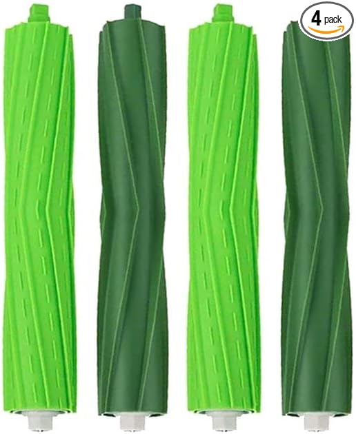 Rubber Roller Brushes Replacement Parts for iRobot Roomba e i and j Series i3 i3+ i6+ i7 i7+ i8+ Plus E5 E6 E7 j7 (7150) j7+ (7550) Vacuum Cleaner Accessories