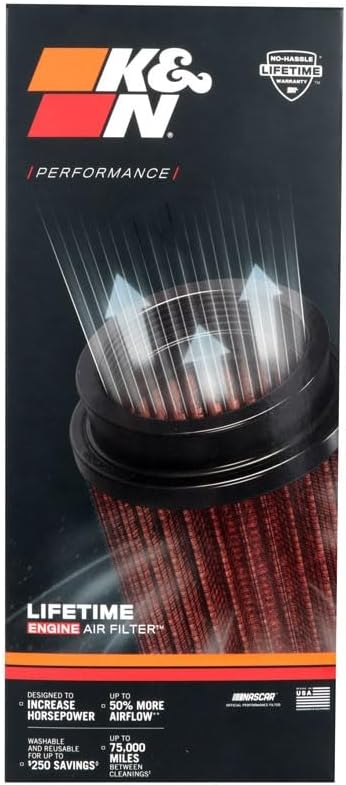 K&N Engine Air Filter: Increase Power & Acceleration, Washable, Replacement Car Air Filter: Compatible 2011-2019 BMW (330d, GT, 335d, 430d, 435d, 640d, X6, M50d, X4, X5, other select models) 33-3028