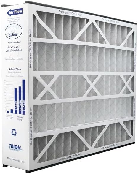 Trion Air Bear 266649-102 - 20" x 25" x 5" MERV 13 Pleated Air Filter