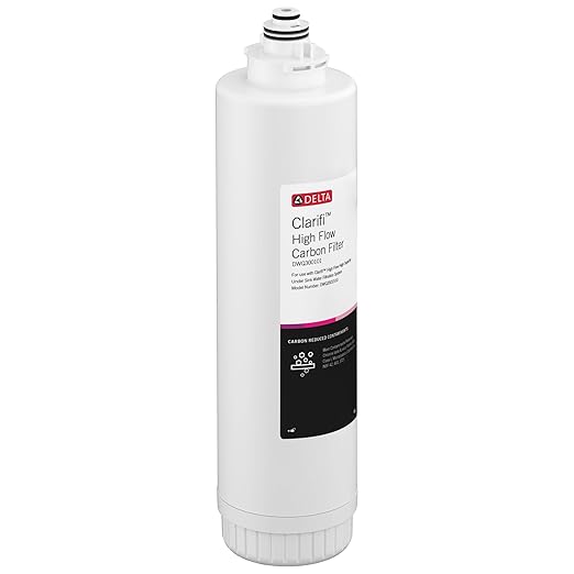 Delta Clarifi High Flow Carbon Filter for Under Sink Water Filter System, DWQ300101