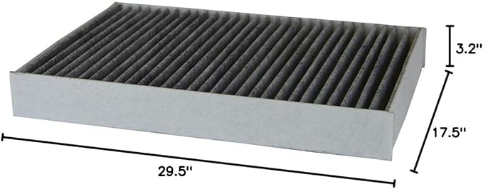ECOGARD XC11582C Premium Cabin Air Filter with Activated Carbon Fits 2012-2016 Tesla S