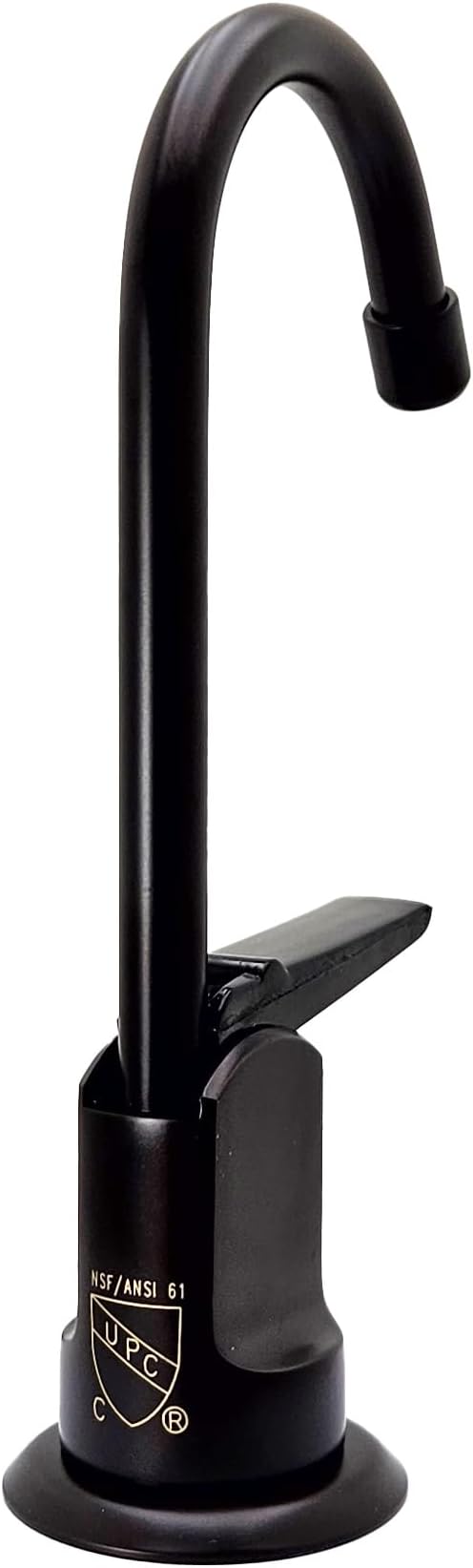 Westbrass D203-NL-12 6" Touch-Flo Style Pure Cold Water Dispenser Faucet, 1-Pack, Oil Rubbed Bronze