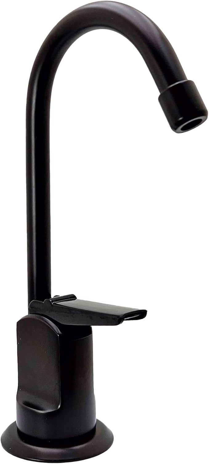 Westbrass D203-NL-12 6" Touch-Flo Style Pure Cold Water Dispenser Faucet, 1-Pack, Oil Rubbed Bronze
