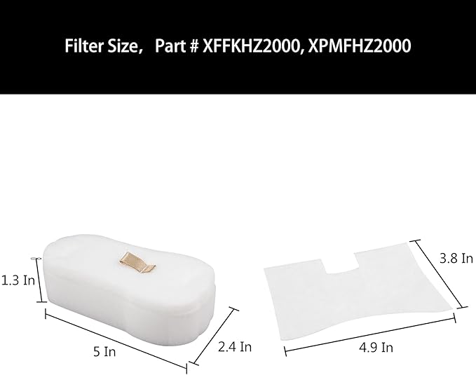 HZ752 Filter Replacement Filter Compatible with Shark UV580 HZ752 HZ250 HZ702 HZ602 HZ700 HZ600 HZ600C HZ255 HZ251 HZ2000 HZ2002 HH200 HH202 HS152AMZ HZ2003C Vacuum